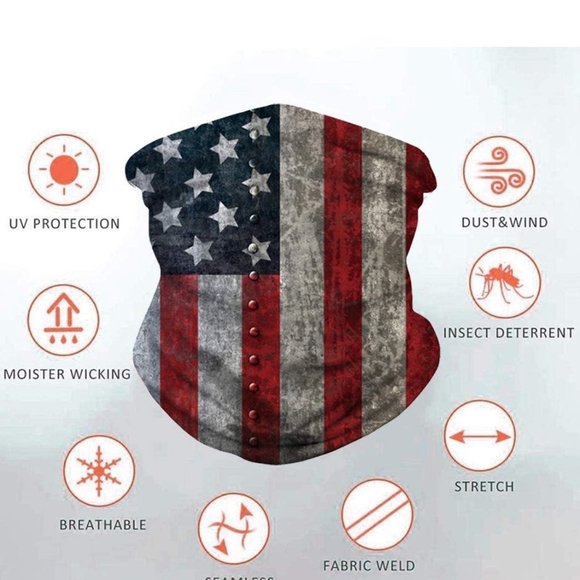 Mask Neck Gaiter Tube Bandana - Picture 2 of 5